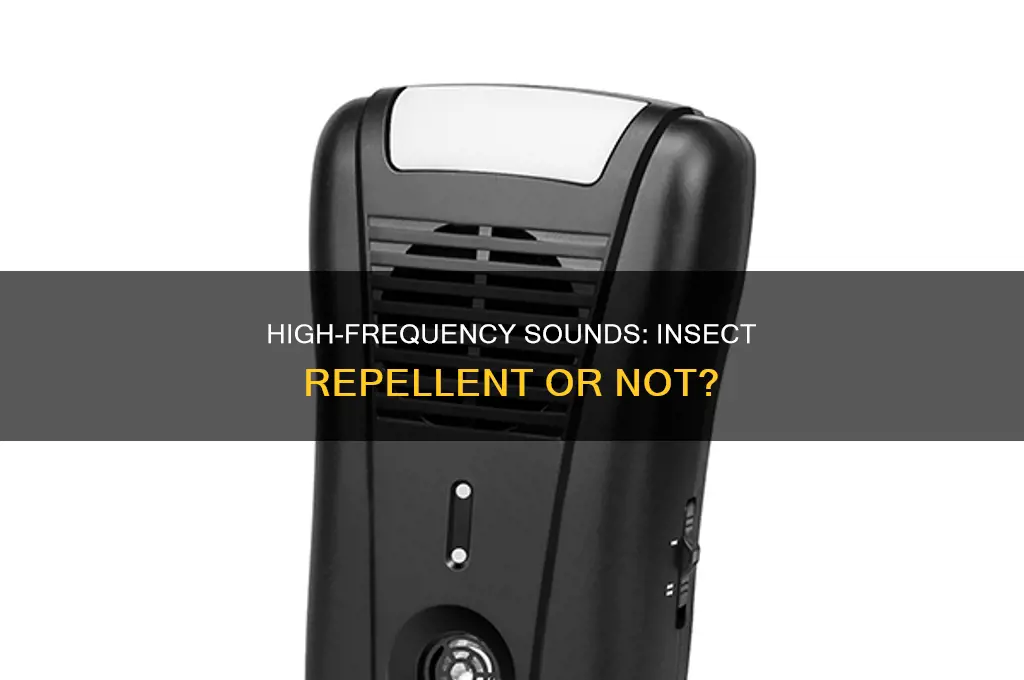 does high frequency sound repel insects