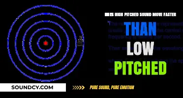 Do High-Pitched Sounds Travel Faster Than Low-Pitched Sounds?