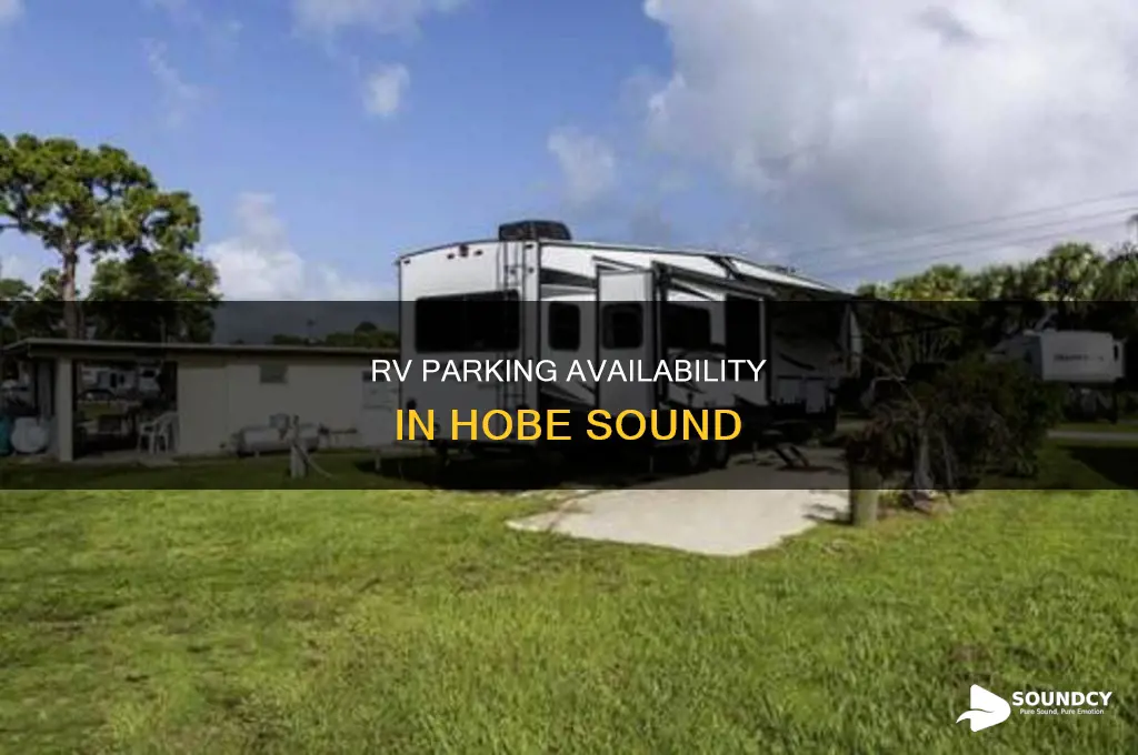 does hobe sound have rv parking