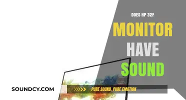 HP 32f Monitor: Where's the Audio?