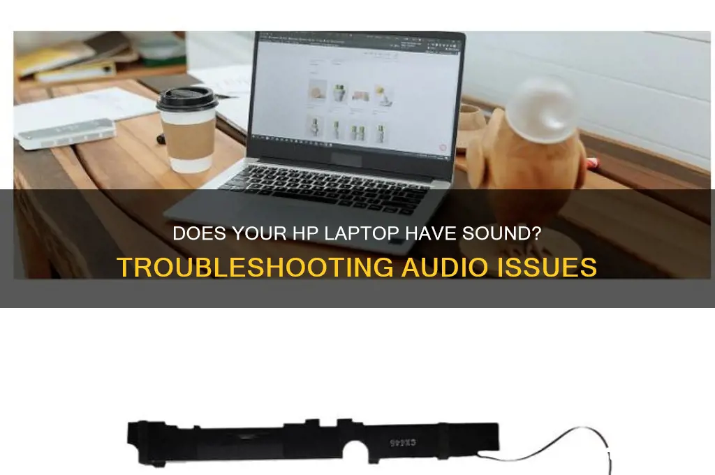 does hp laptop have sound