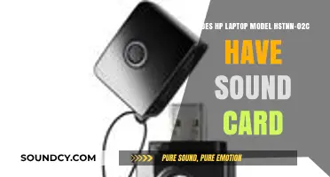 HP Laptop HSTNN-02C: Sound Card Presence and Audio Capabilities Explained