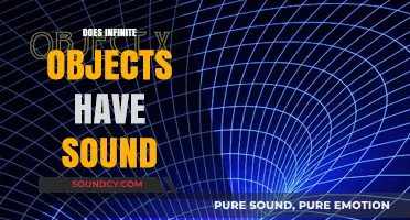 Exploring the Sonic Mysteries of Infinite Objects: Do They Produce Sound?