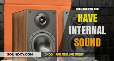 Inspirion 660: Internal Sound or External Speaker Required?