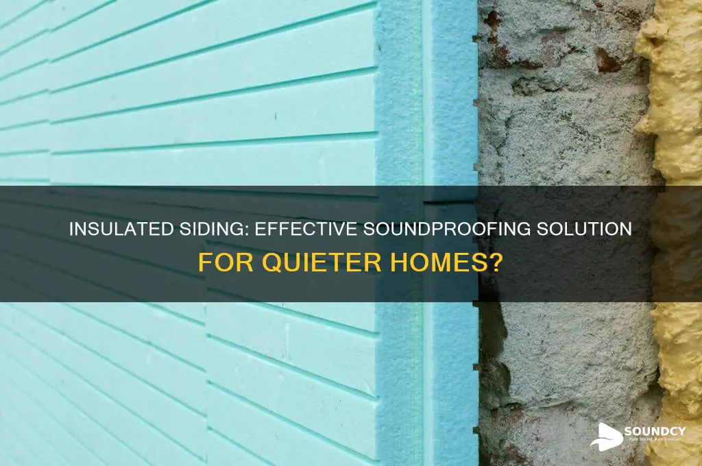 does insulated siding buffer sound