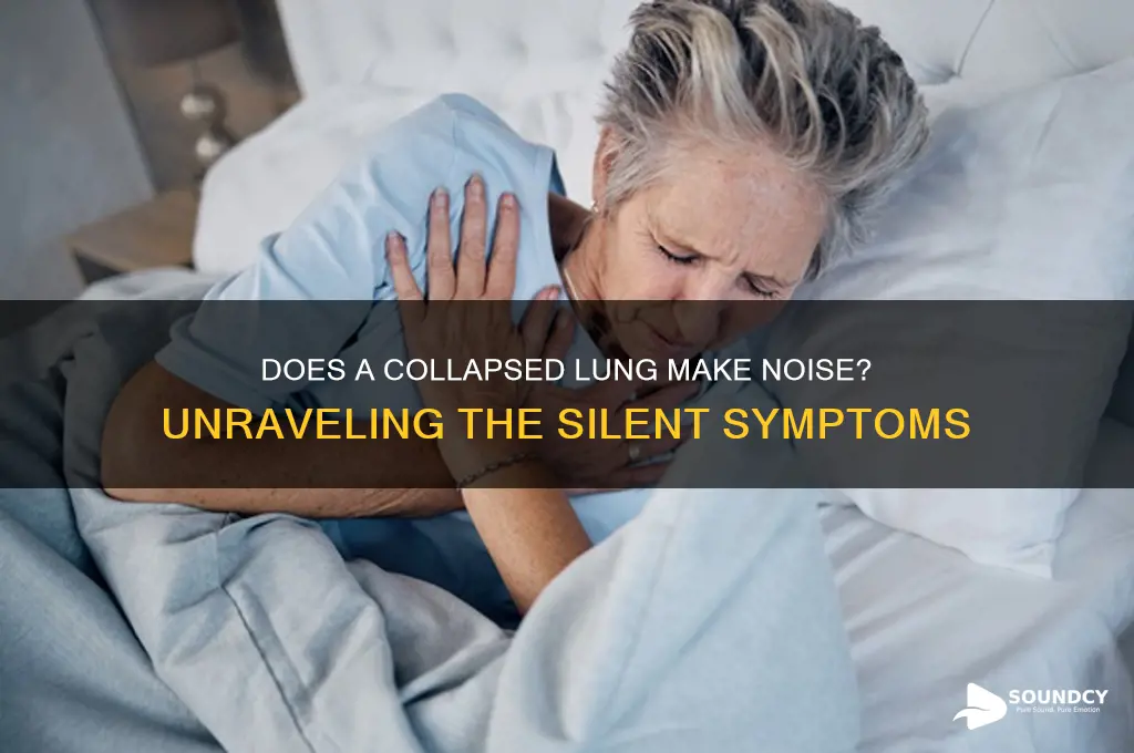 does it make a sound when your lung collapses