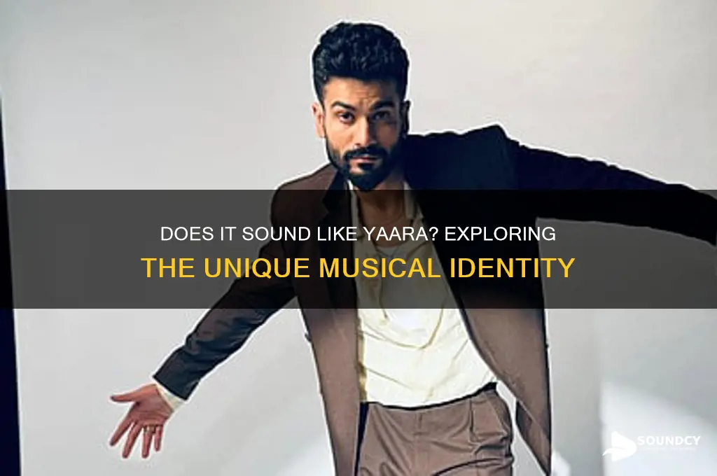 does it sound like yaara