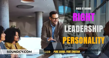 Leadership Personality: Does it Sound Right?