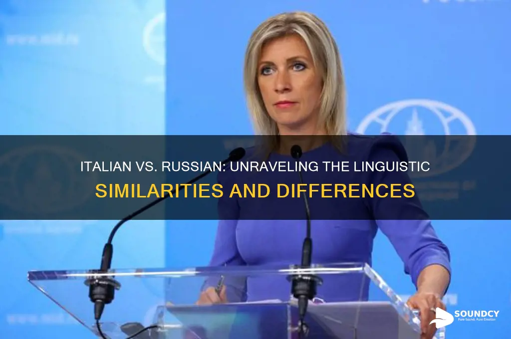 does italian sound like russian
