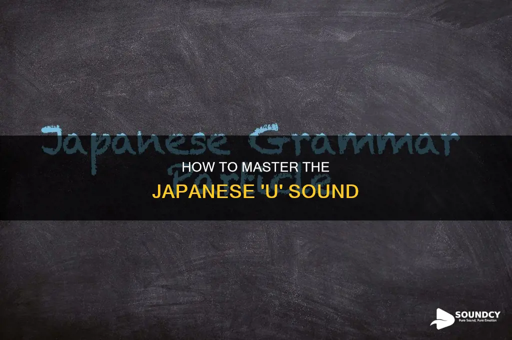 does japanese have a u sound
