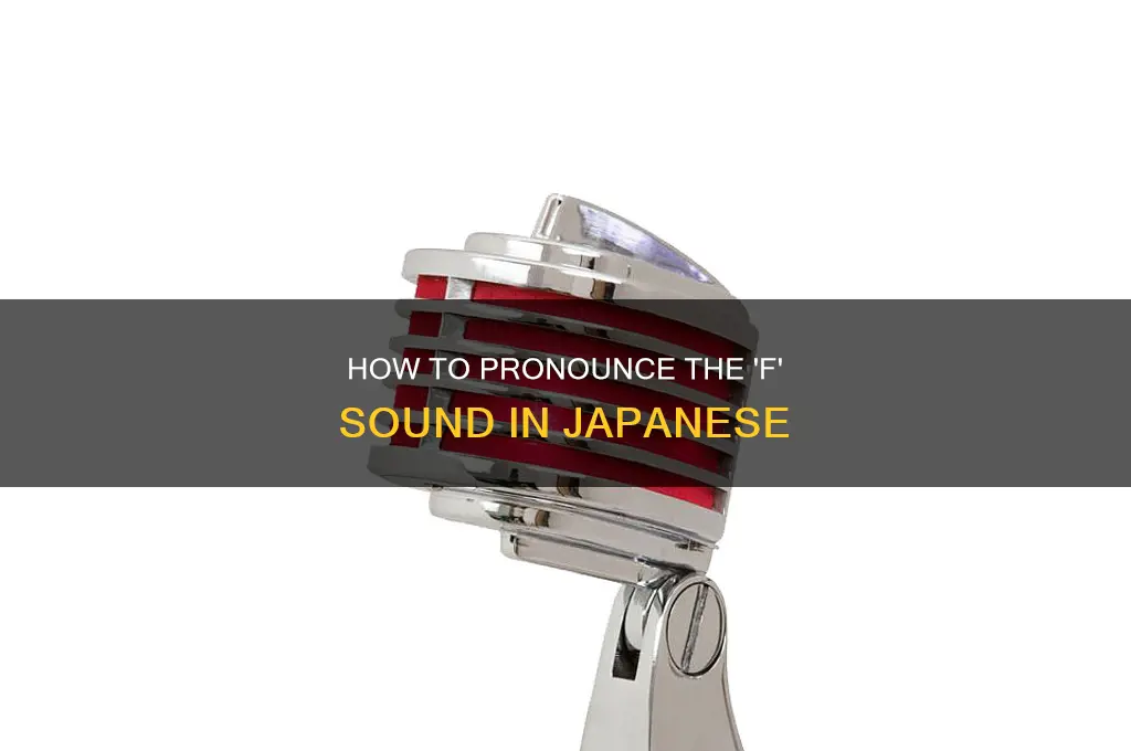 does japanese have the f sound