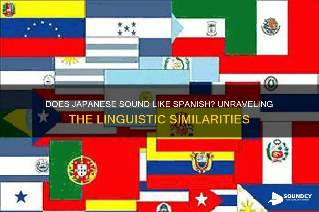 does japanese sound like spanish