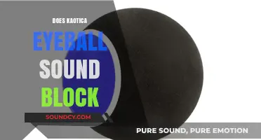 Does the Kaotica Eyeball Effectively Block Unwanted Sound?