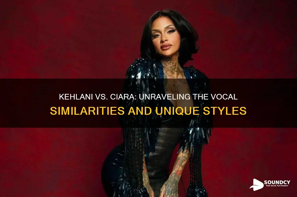 does kehlani sound like ciara
