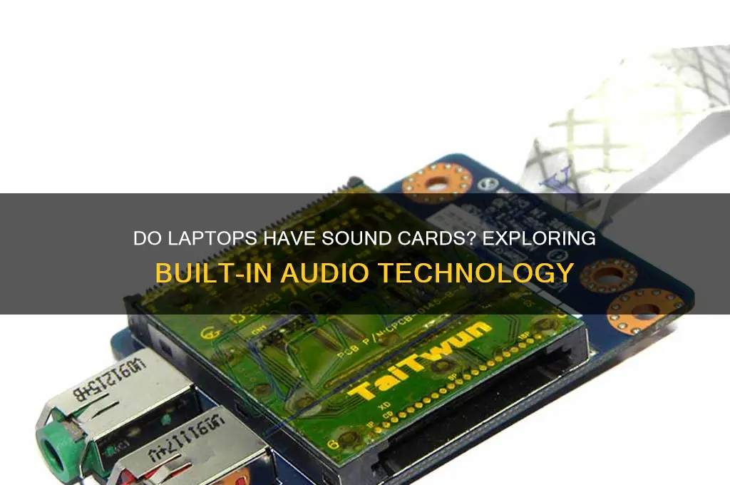 does laptop has sound card