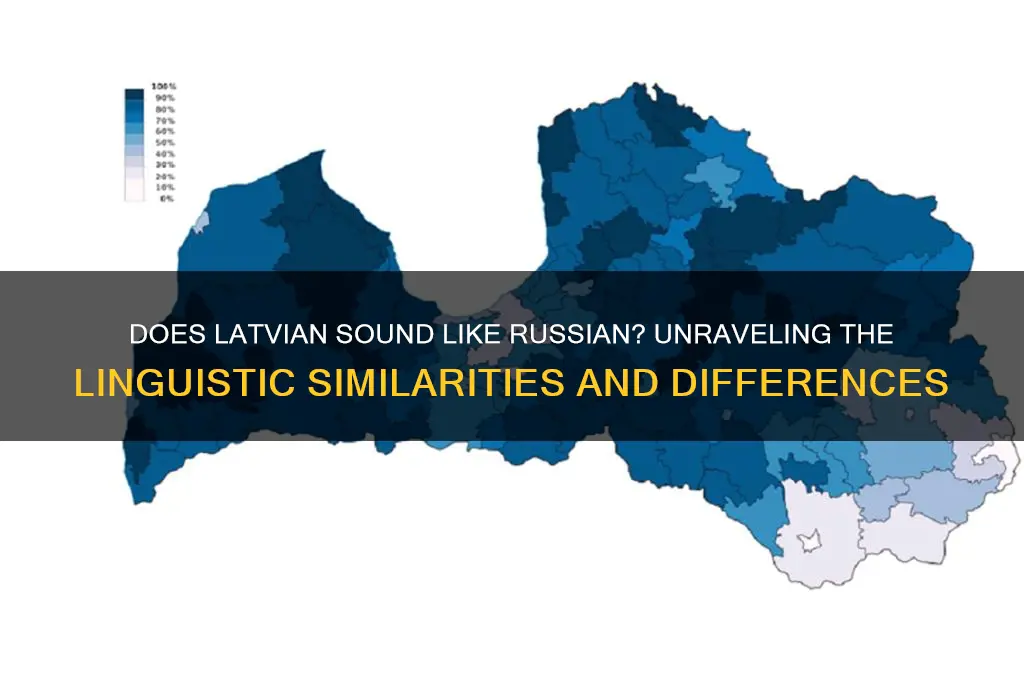 does latvian sound like russian