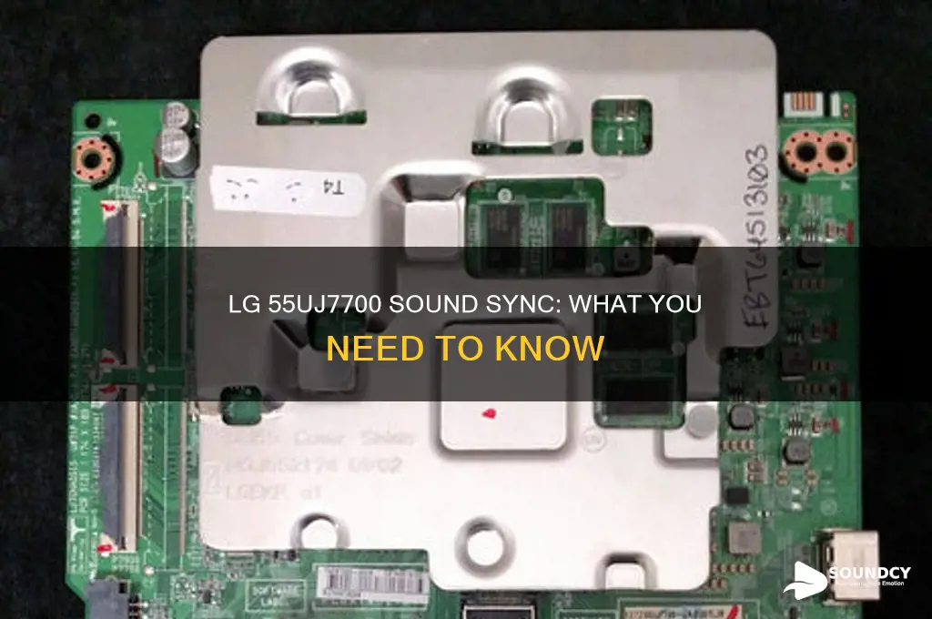 does lg 55uj7700 have sound synch