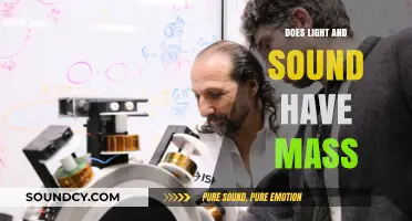 Light and Sound: Massless or Massive?