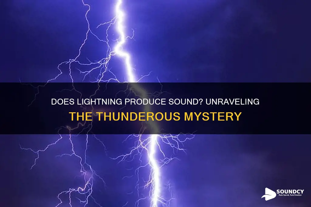 does lightning make any sound