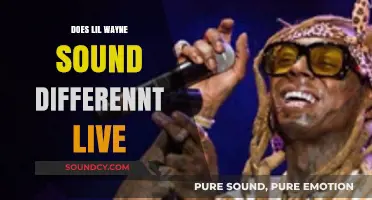 Lil Wayne's Live Sound: A Different Experience
