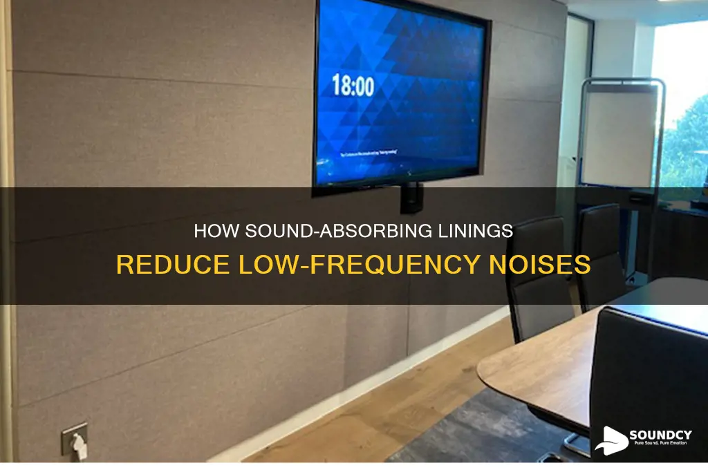 does lining reduce low frequency sound