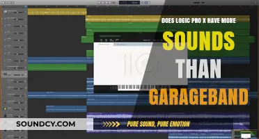 Logic Pro X vs GarageBand: Which DAW Offers More Sounds?
