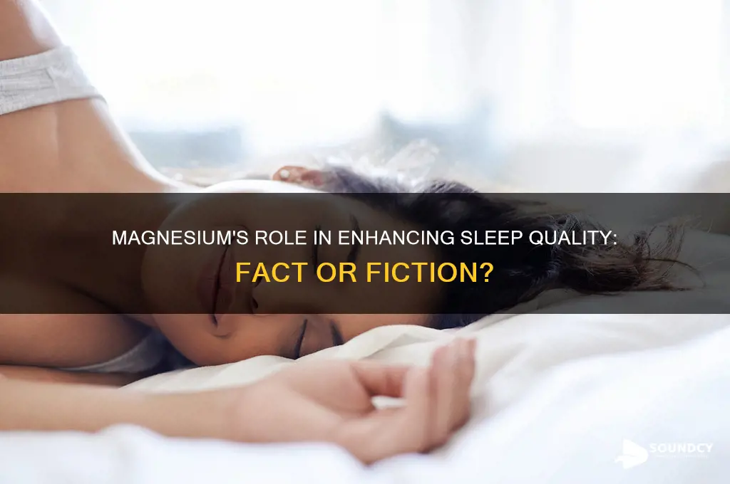 does magnesium affect sound sleep