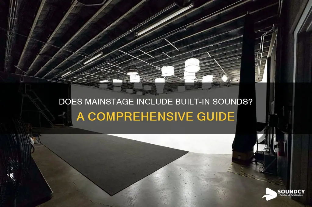 does mainstage come with sounds
