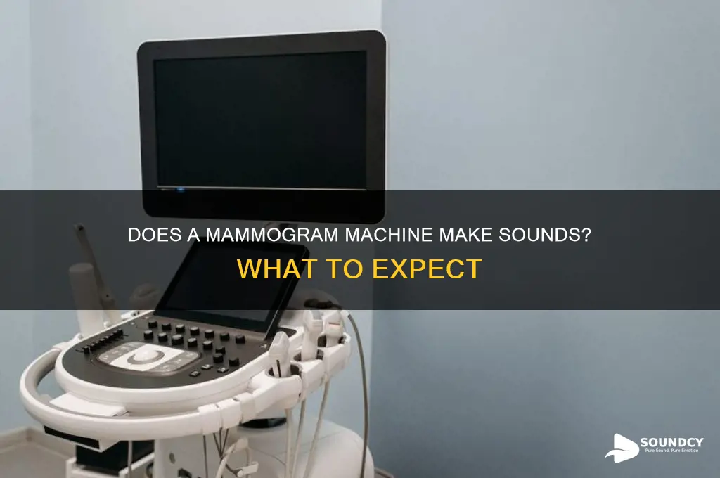 does mammogram machine make sounds