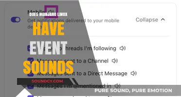 Event Sounds on Manjaro Linux: What's the Deal?