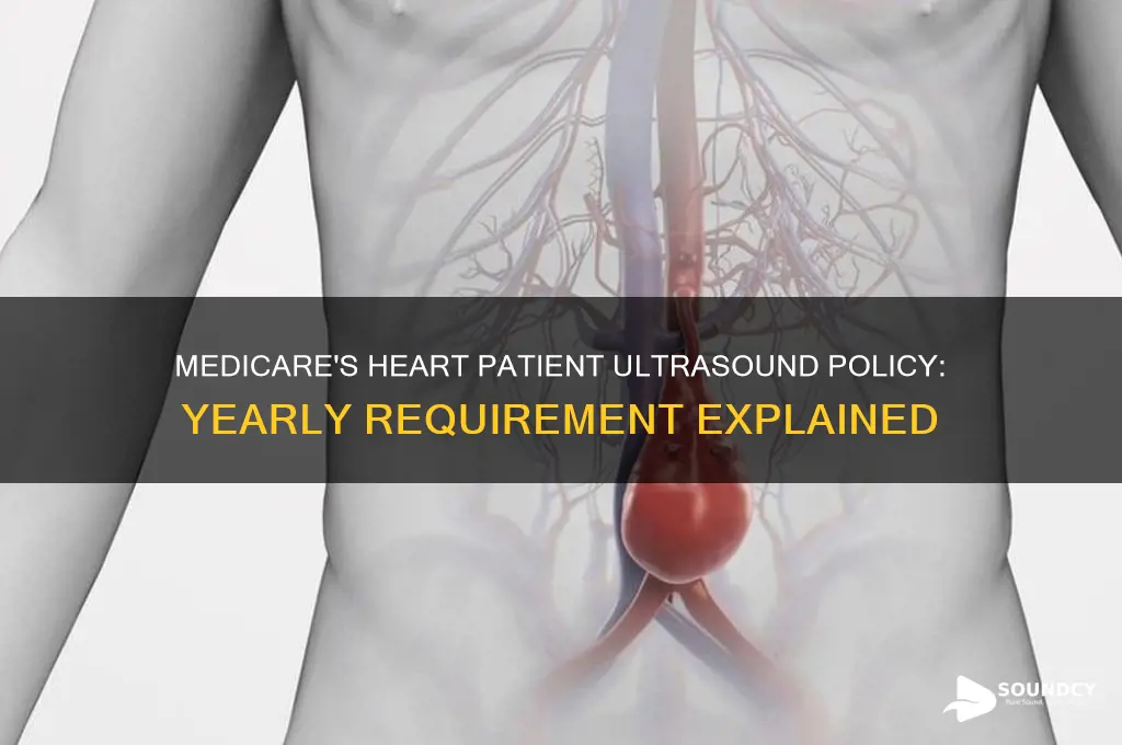 does medicare require yearly ultra sounds for heart patients