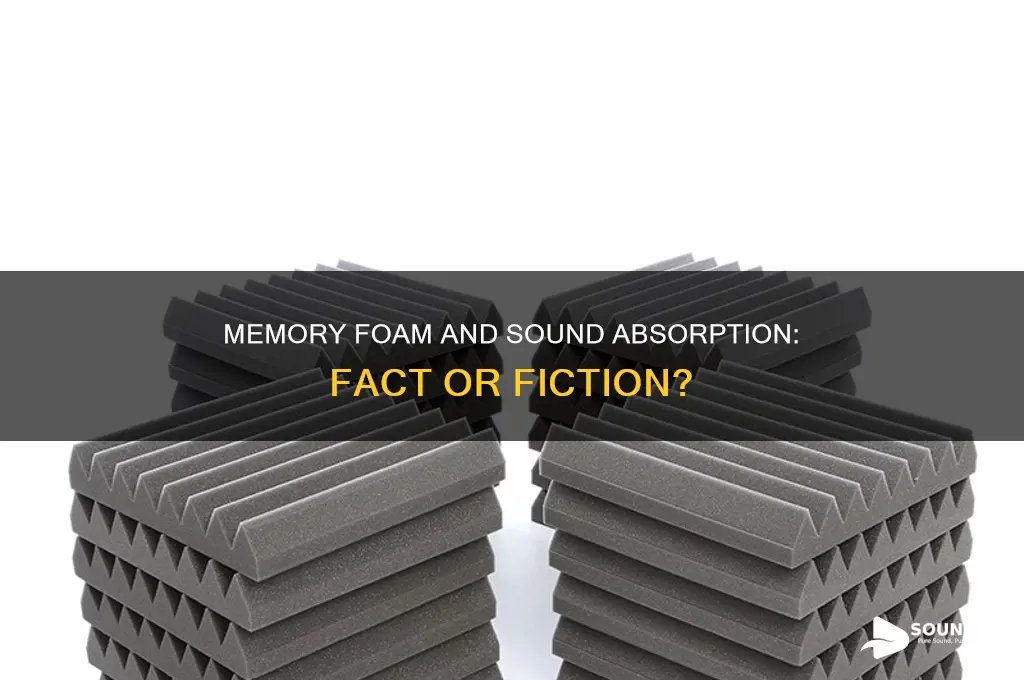 does memory foam absorb sound