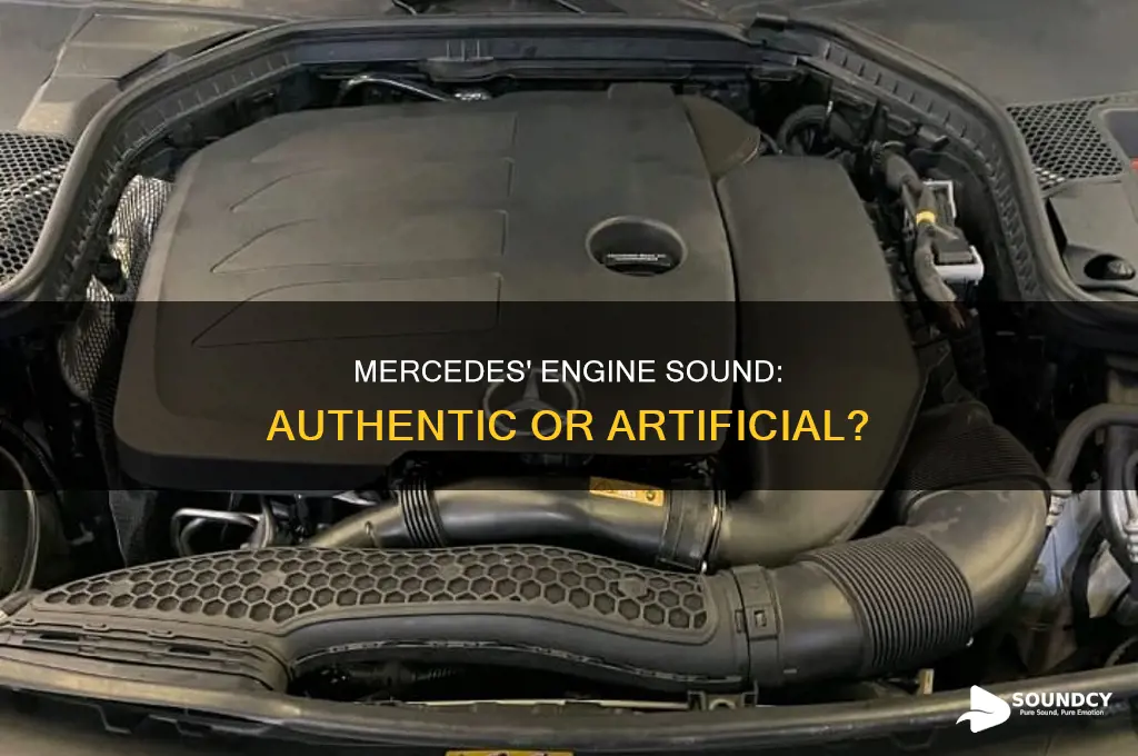 does mercedes fake the engine sound