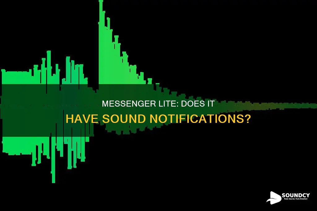 does messenger lite have sound notifications