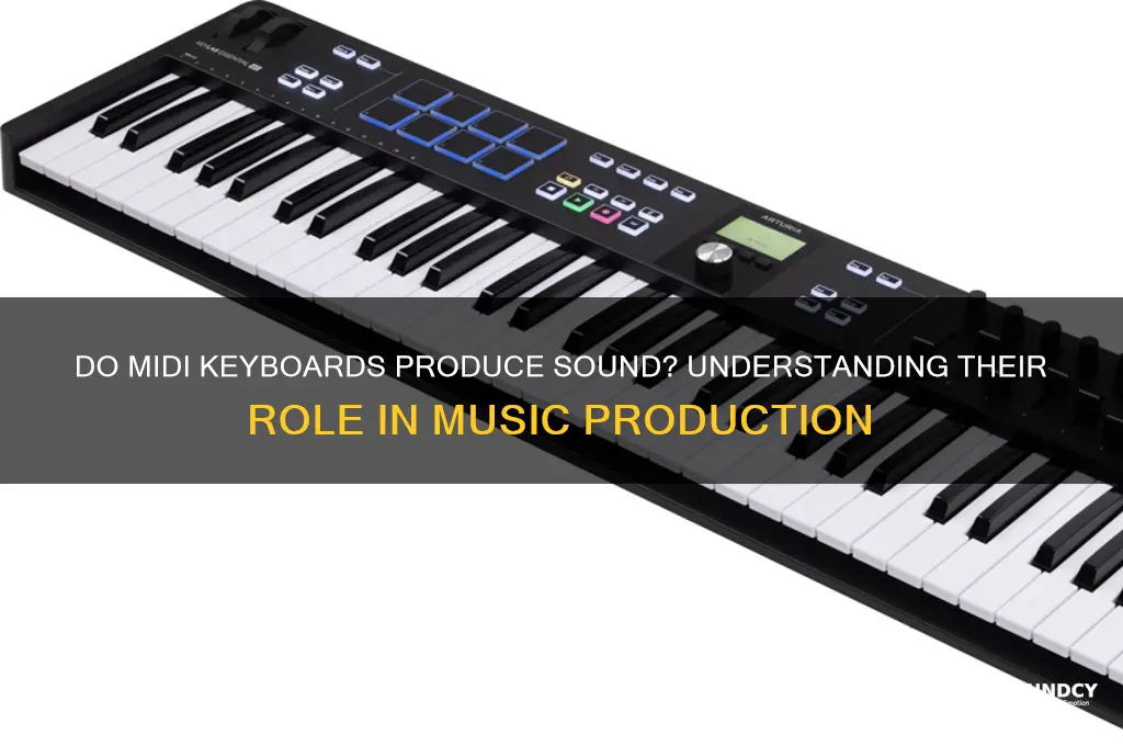 does midi keyboard produce sound