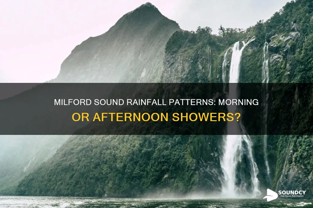 does milford sound rain in the morning or afternoon