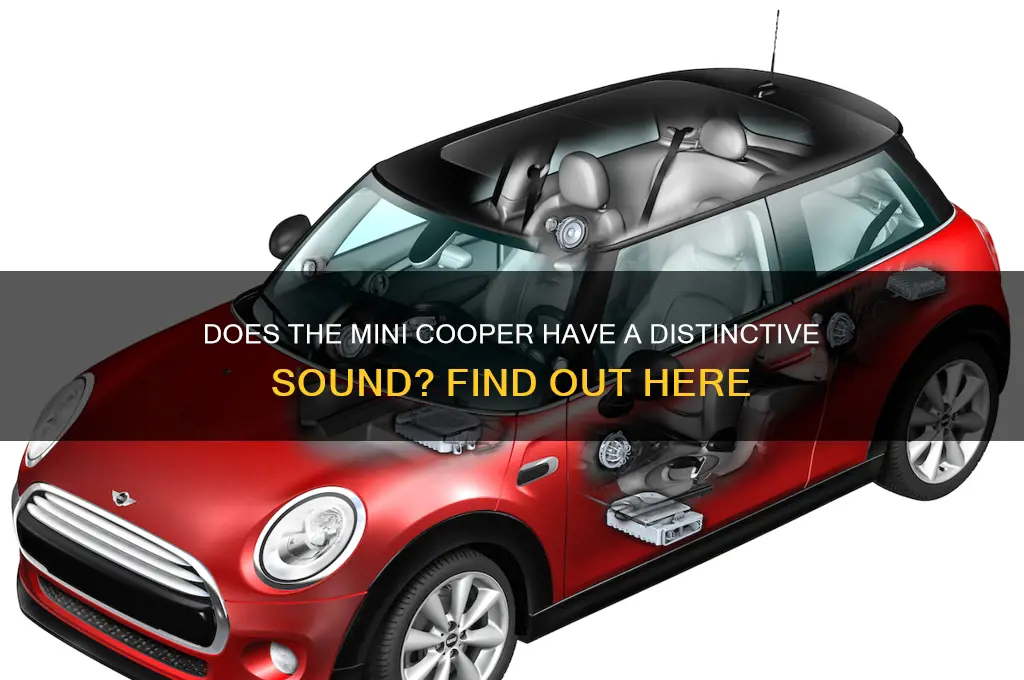 does mini cooper has sound