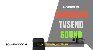 Mirror Samsung TV: Sound Issues and Fixes
