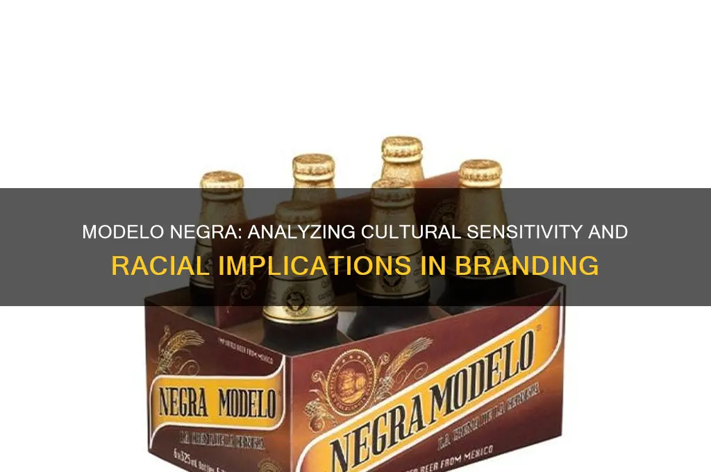 does modelo negra sound racist
