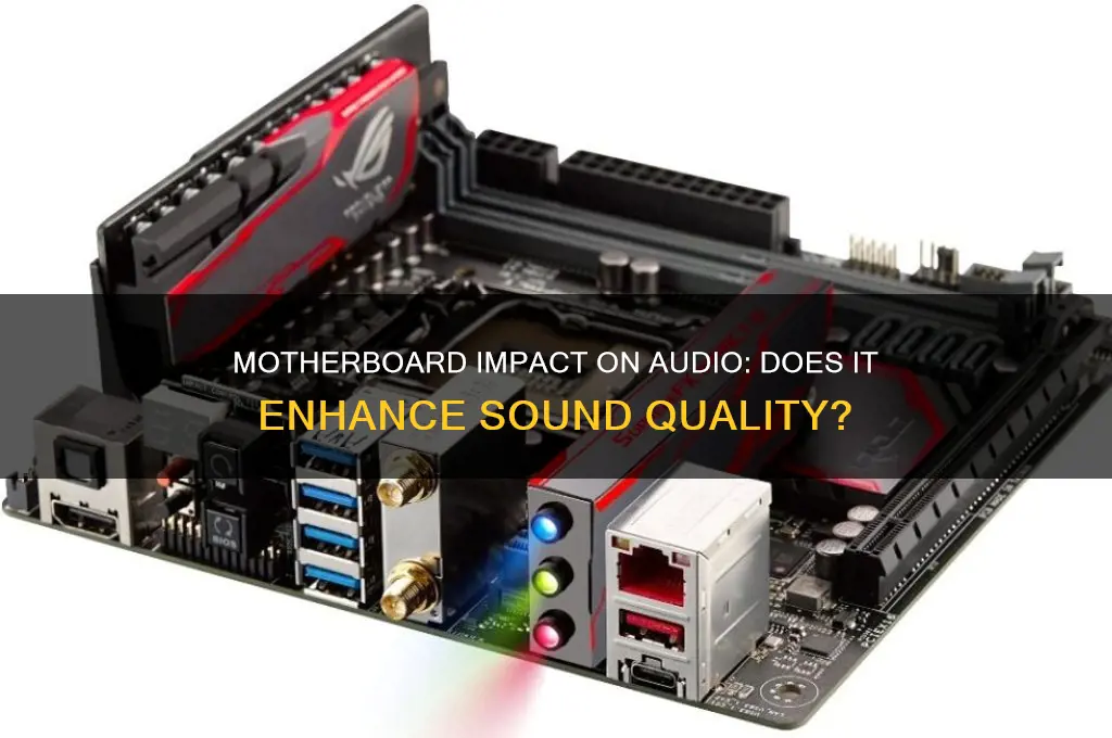 does motherboard affect sound quality