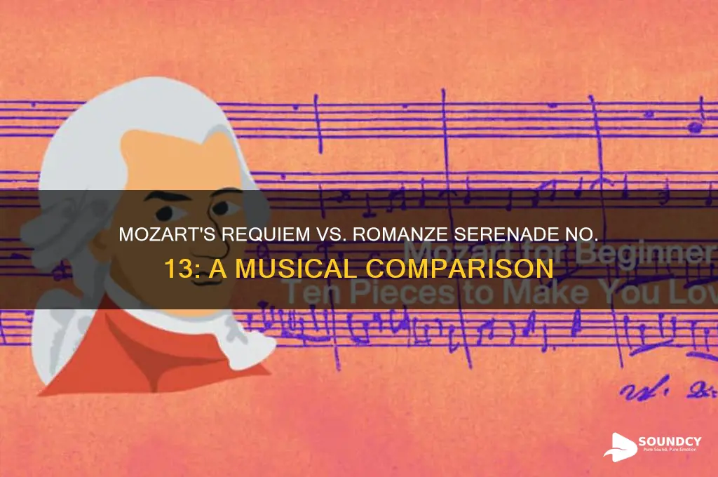 does mozart requiem sound like romanze serenade number 13