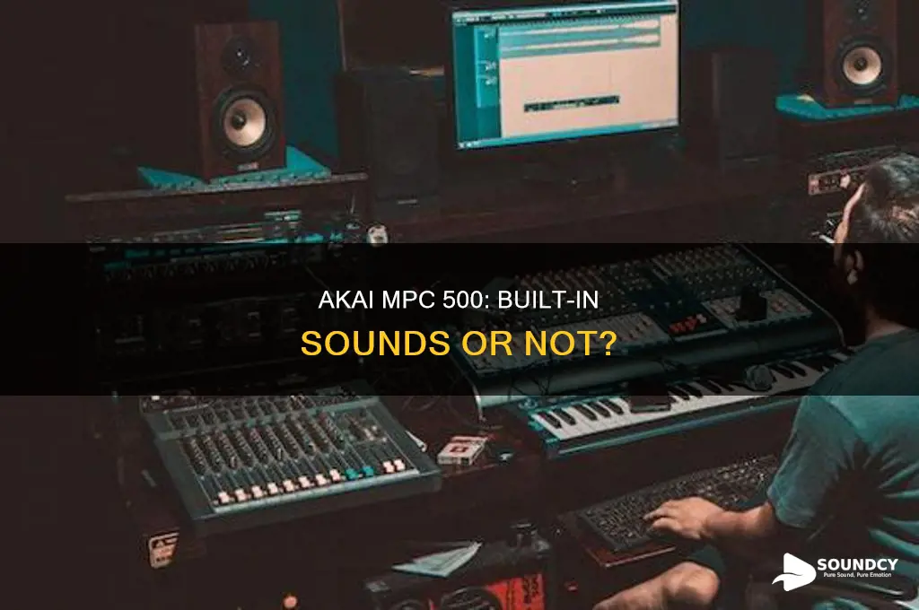 does mpc 500 come with sounds