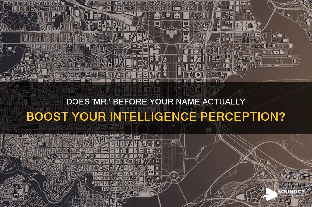 does mr before your name make you sound smart