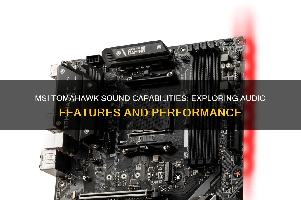 does msi tomohawk have sound