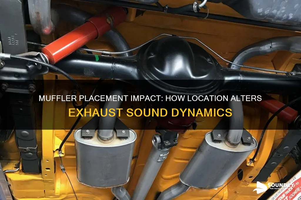 does muffler location affect sound