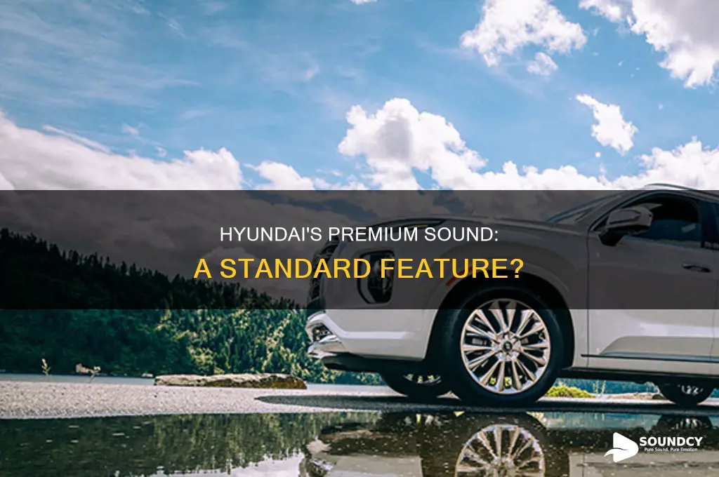 does my hyundai have premium sound