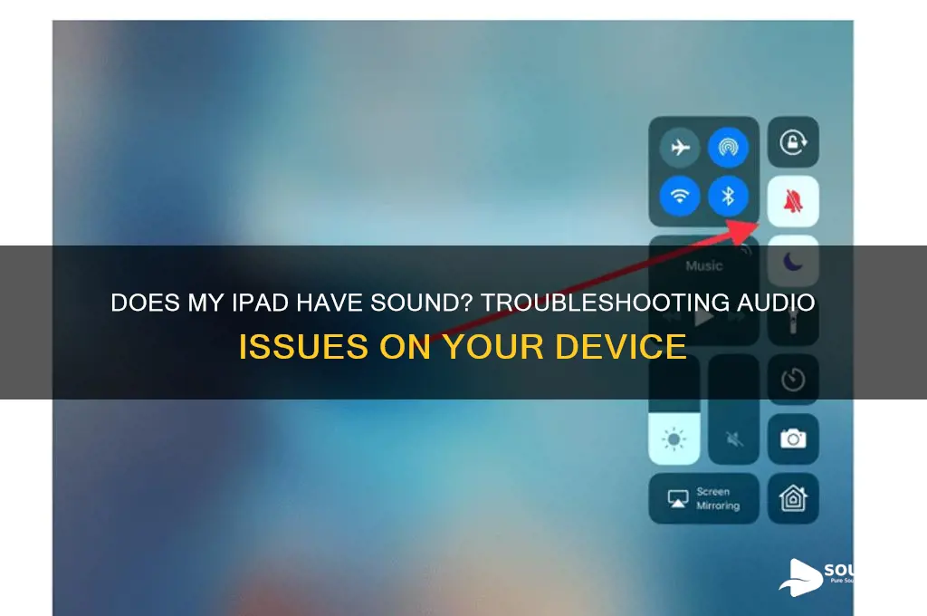 does my ipad have sound