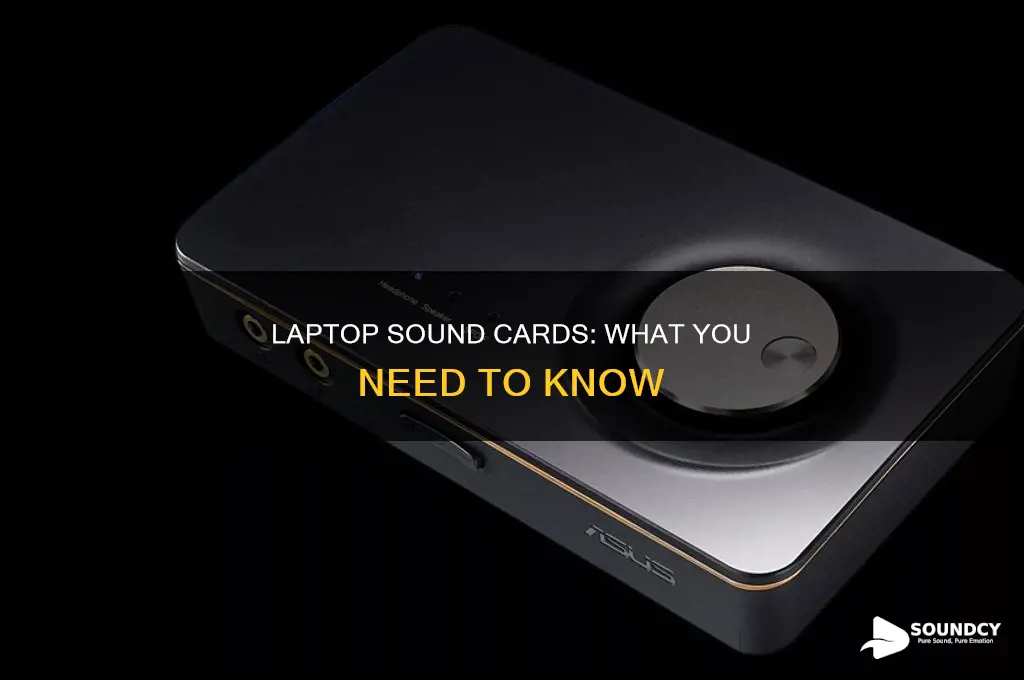 does my laptop have sound card