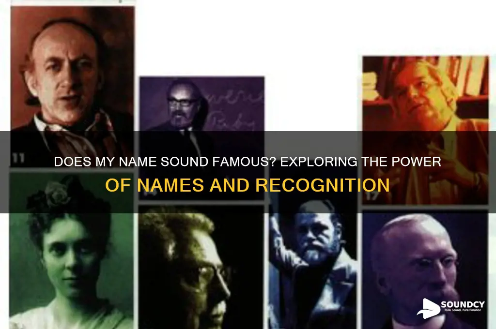 does my name sound famous