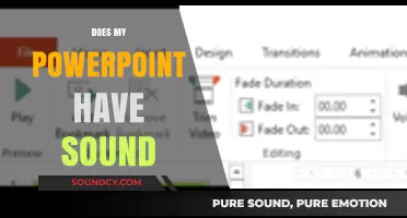 Does My PowerPoint Have Sound? Troubleshooting Audio in Presentations